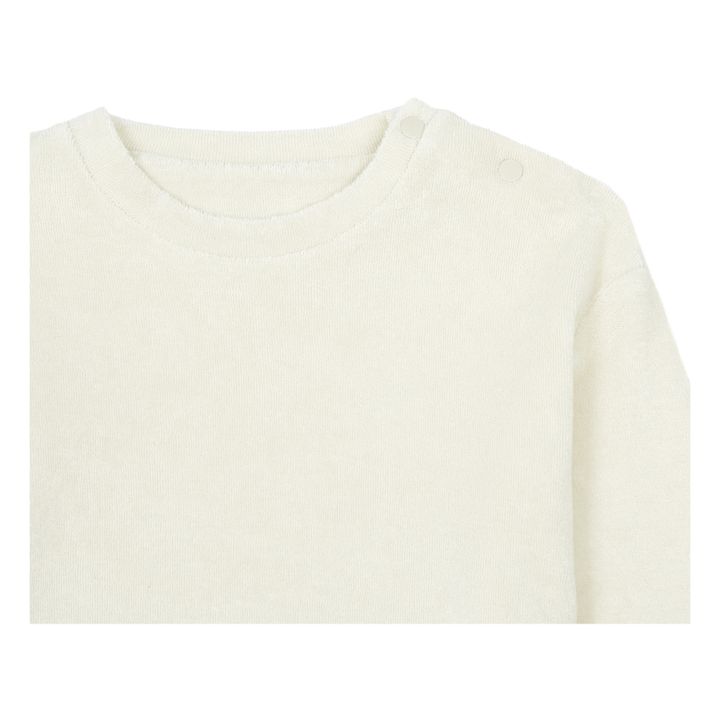 Cassandre Terry Cloth Sweatshirt | Cream- Product image n°1