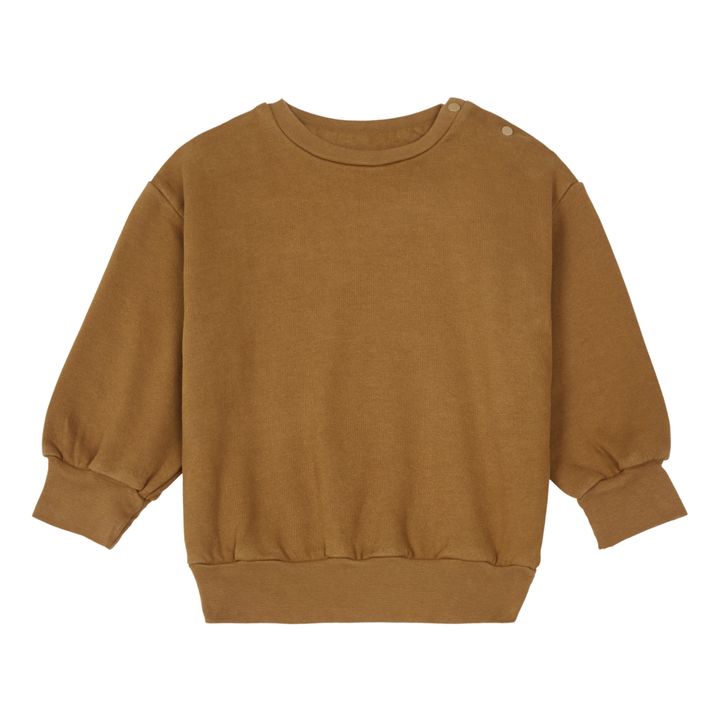 Cassandre Terry Cloth Sweatshirt | Camel- Product image n°0
