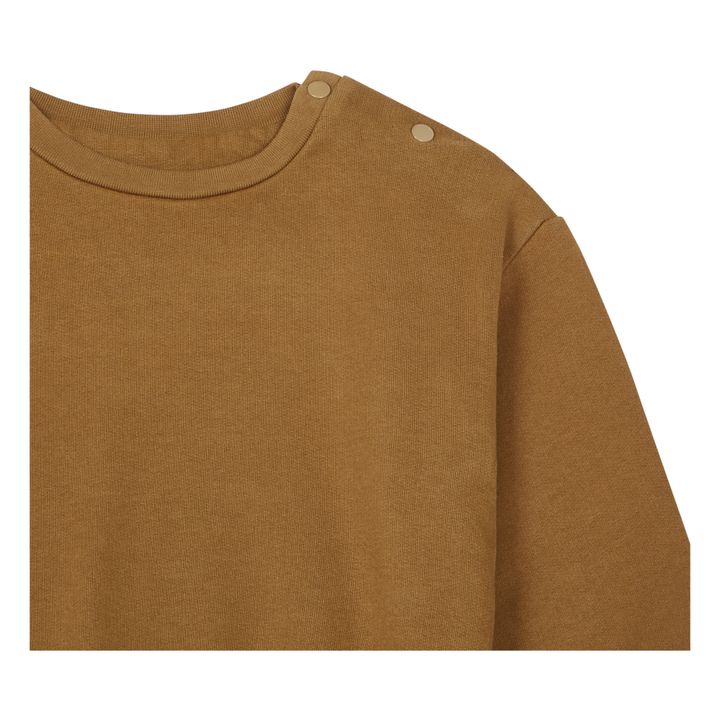 Cassandre Terry Cloth Sweatshirt | Camel- Product image n°1