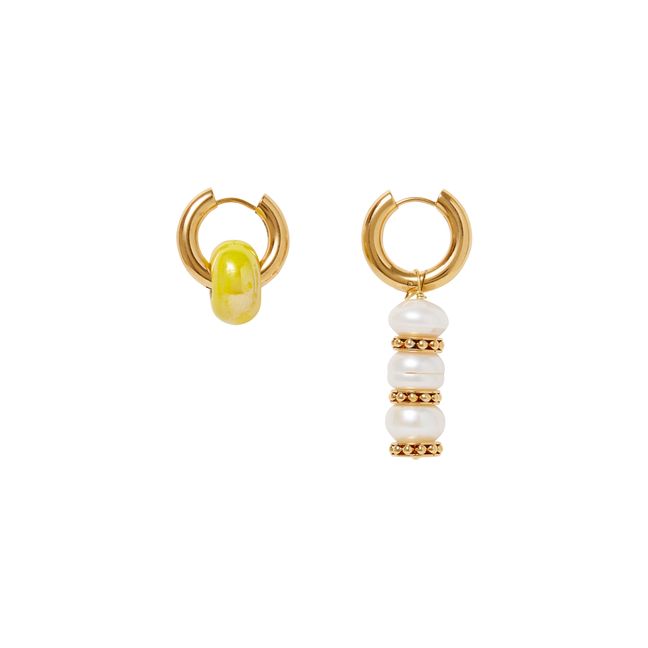 Pearl and Bead Earrings | Giallo