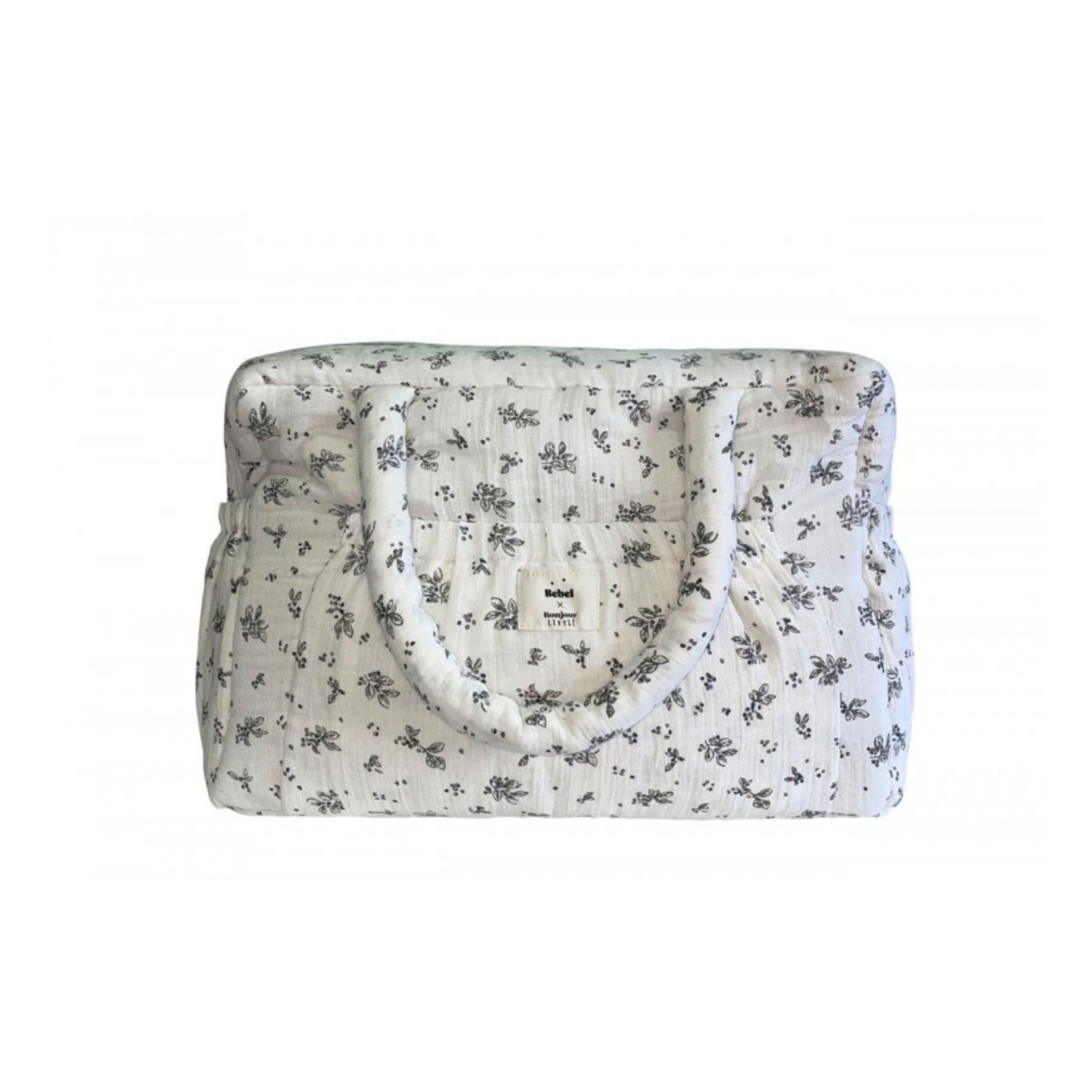 Grey polka discount dot changing bag