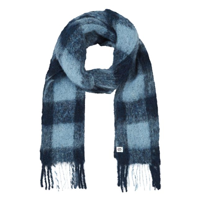 WOMEN FASHION Accessories Scarf discount 74% NoName scarf Navy Blue Single 