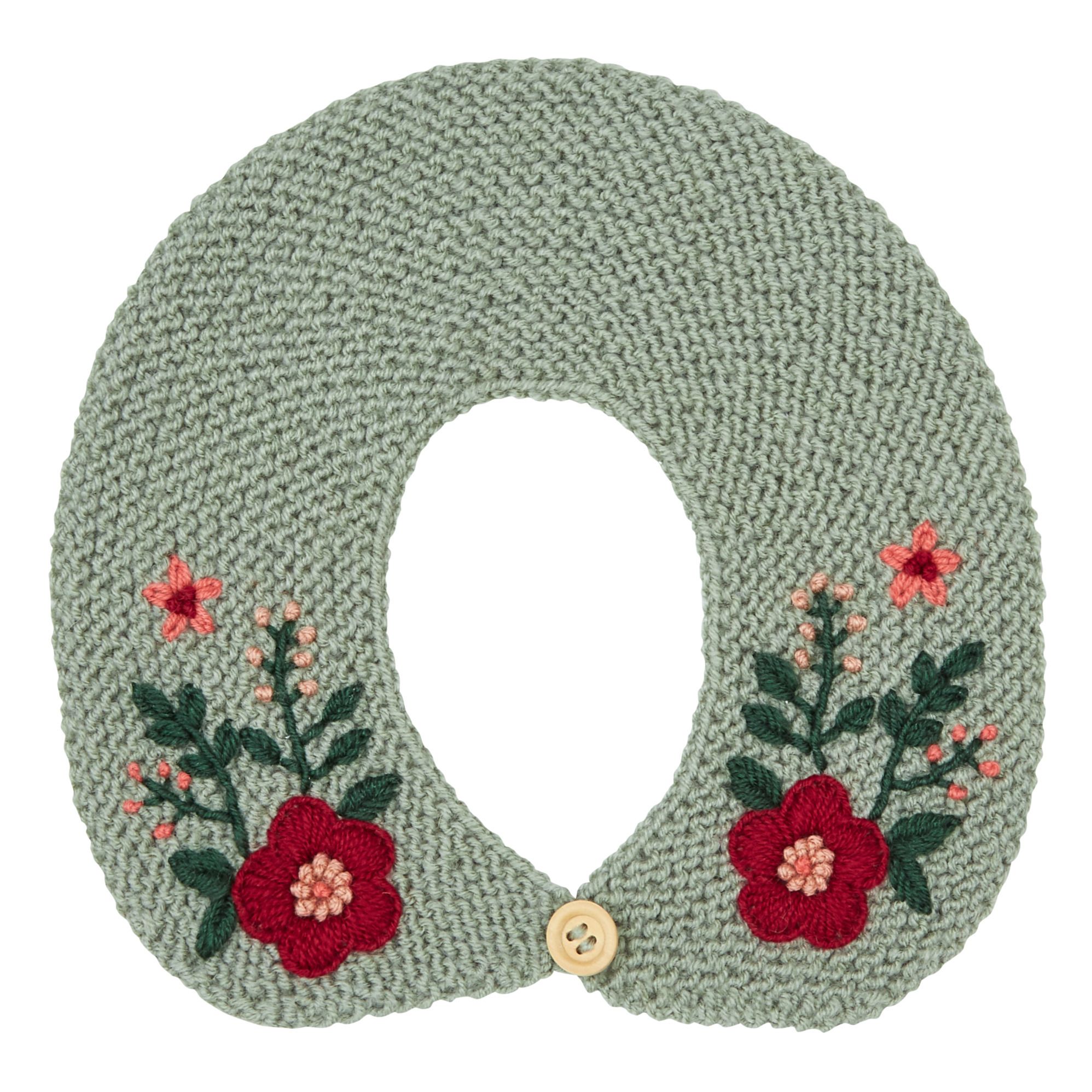 Removable Hand Embroidered Collar | Verde- Imagen del producto n°0