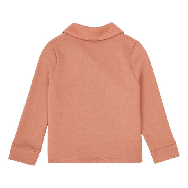 Cocoon Wrap Over Cardigan | Pink