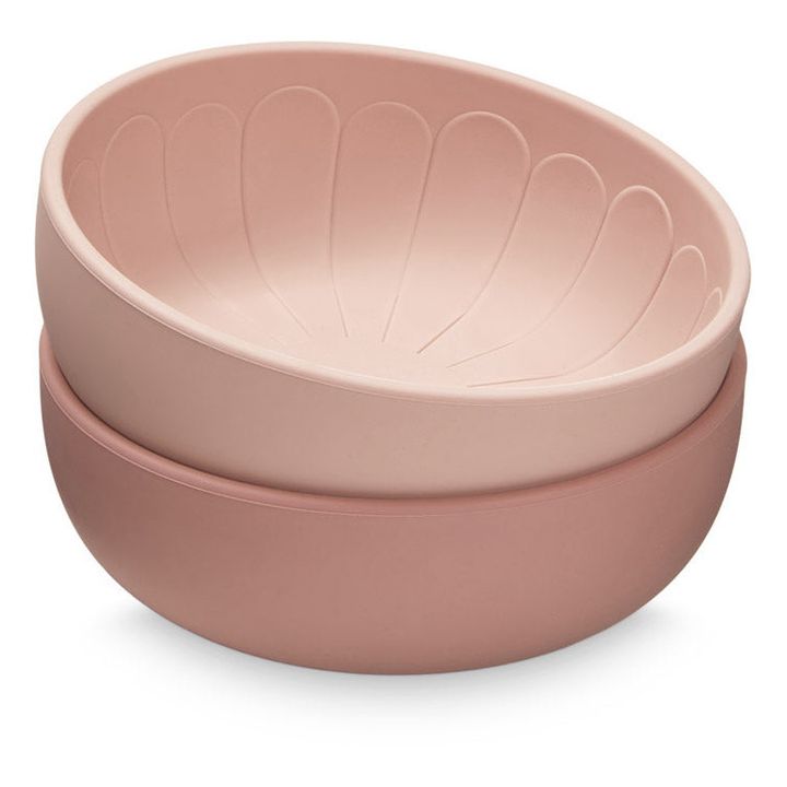 Flower Silicone Bowls - Set of 2 | Rosa- Imagen del producto n°0