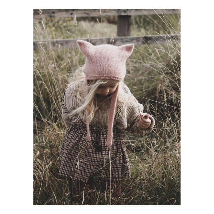 Hand-Knitted Kitty Hat | Rosa- Imagen del producto n°2