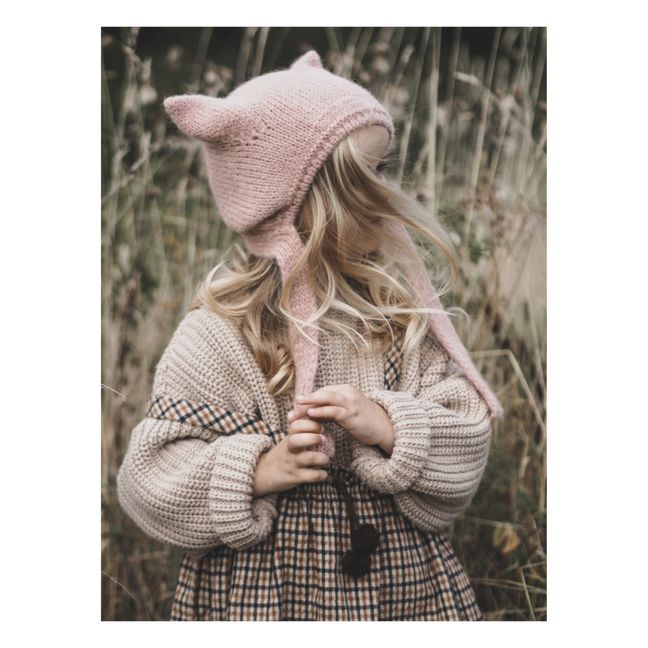 Hand-Knitted Kitty Hat | Rosa