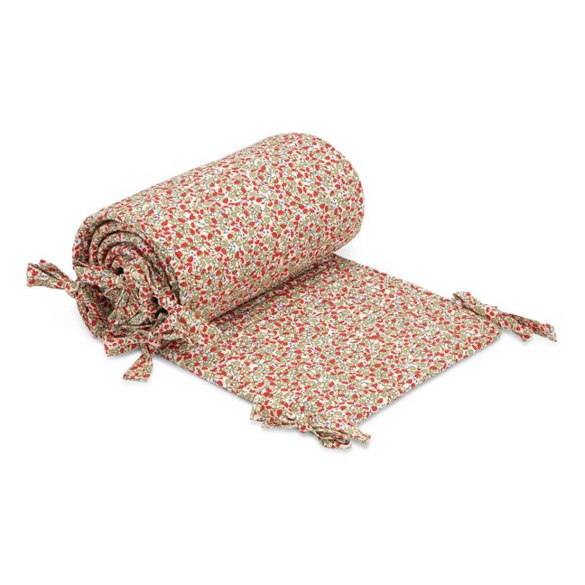 Carnation Organic Cotton Bed Bumper | Rosa