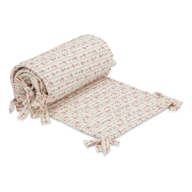 Nellie Organic Cotton Bed Bumper | Rosa