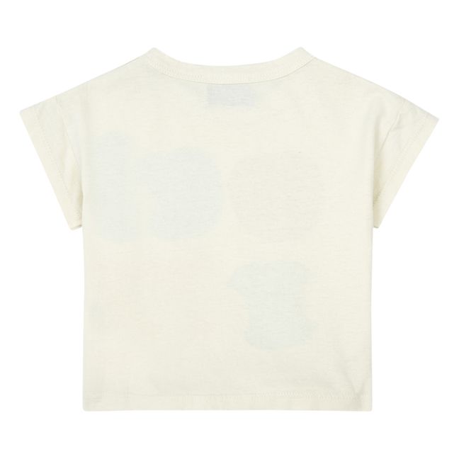 Organic Cotton Apple T-shirt - Bobo Choses x Smallable Exclusive  | Ecru