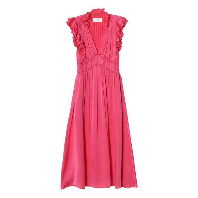 Vestido Posey de seda | Rosa