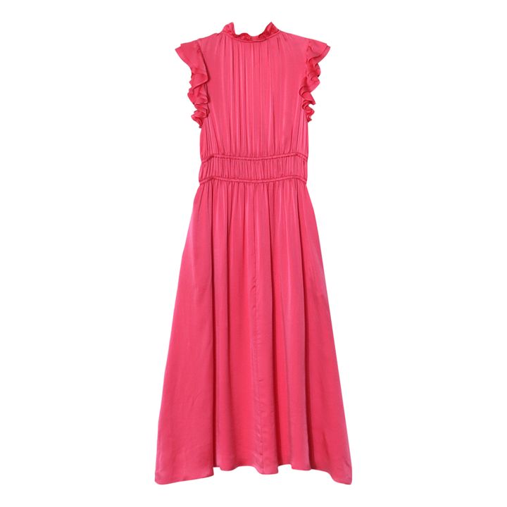 Posey Silk Dress | Pink- Product image n°1