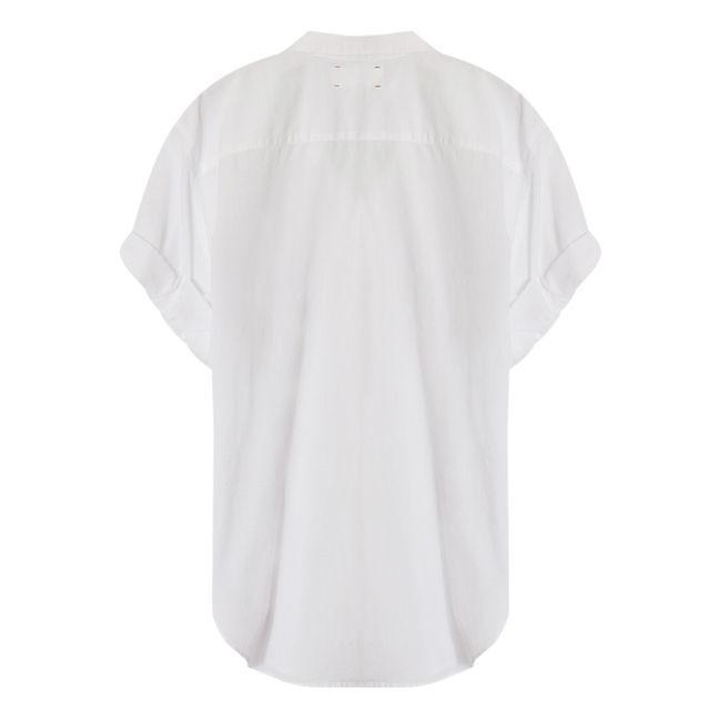 Channing Cotton Poplin Shirt | Bianco