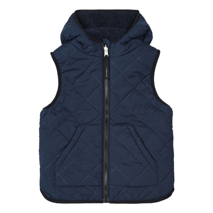 Diana Recycled Polyester Puffer Vest | Azul Marino- Imagen del producto n°0