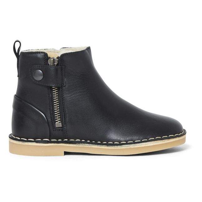 Stivali in pelle Winston  | Nero