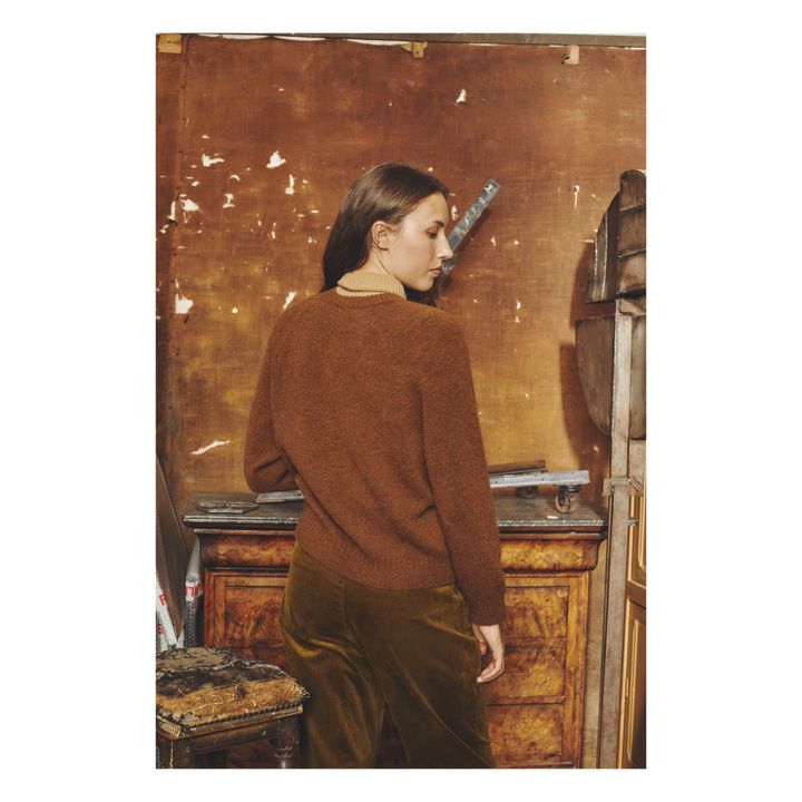 Sobiana Sweatshirt | Brown- Product image n°3