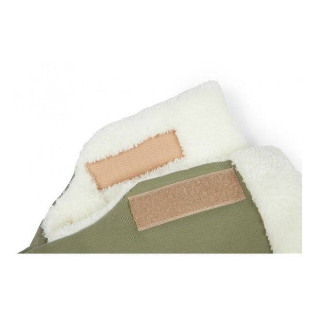 Chauffe-mains pour poussette en coton bio | Vert
