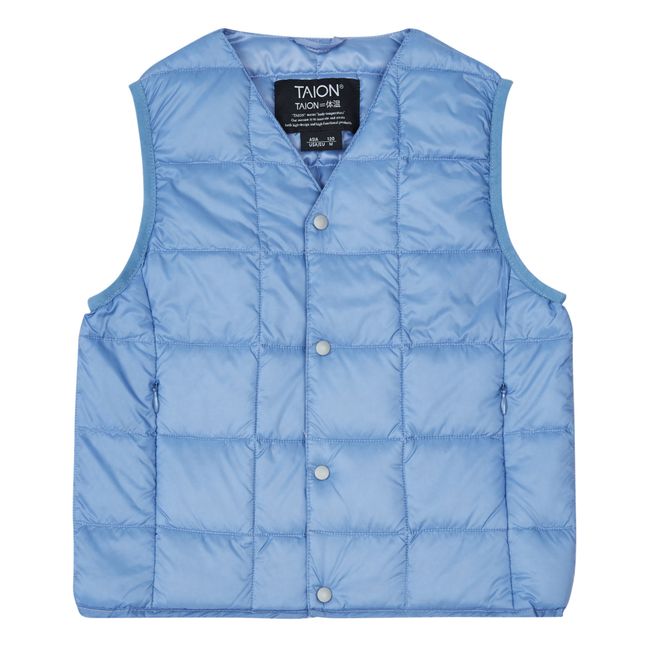 Puffer Vest | Light blue