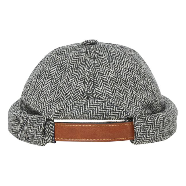 Miki Chevron Docker Hat | Grey