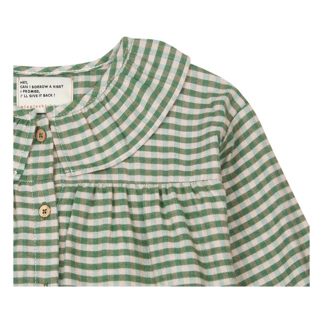 Checked Blouse | Green