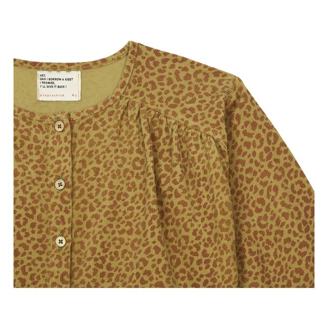 Leopard Print Blouse | Brown