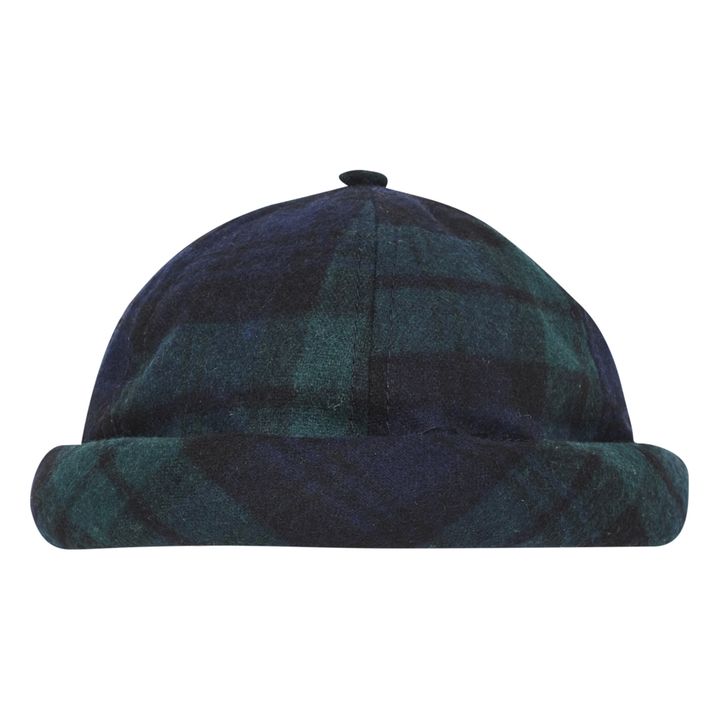 Miki Tartan Docker Hat | Verde Oscuro- Imagen del producto n°0
