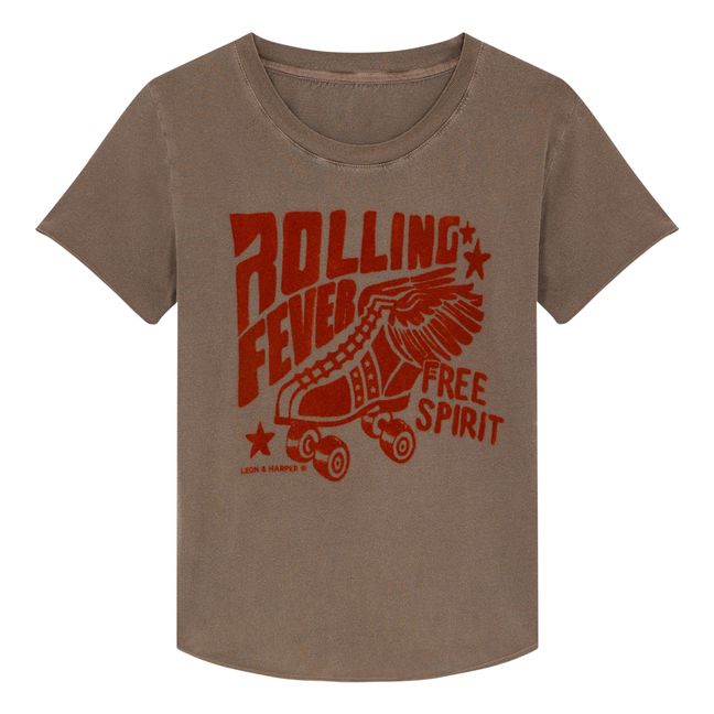 Toro Rolling Organic Cotton T-shirt | Brown