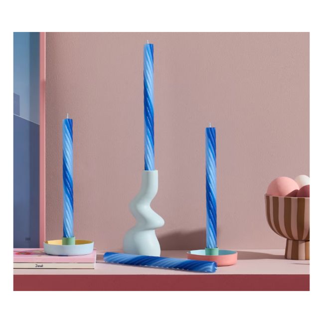 Kerzen Rope - 4er-Set | Blau