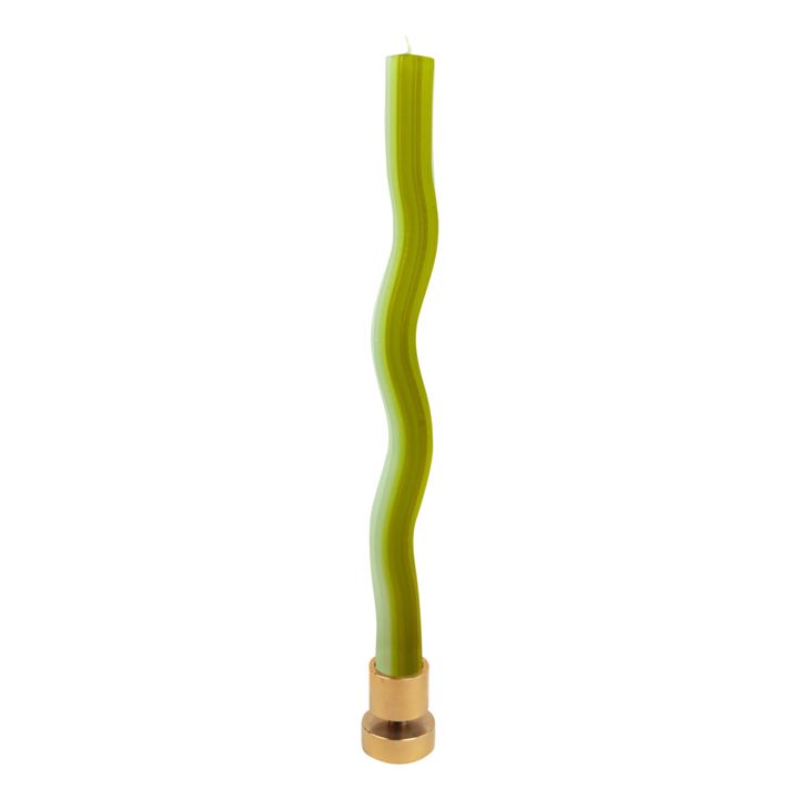 Wiggle Candles - Set of 2 | Green- Product image n°0