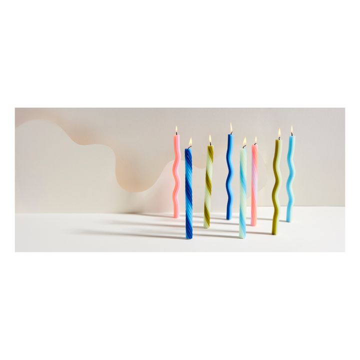 Wiggle Candles - Set of 2 | Verde- Imagen del producto n°1