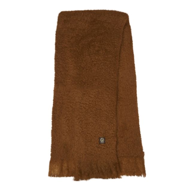 Echarpe Unie Mohair | Marron