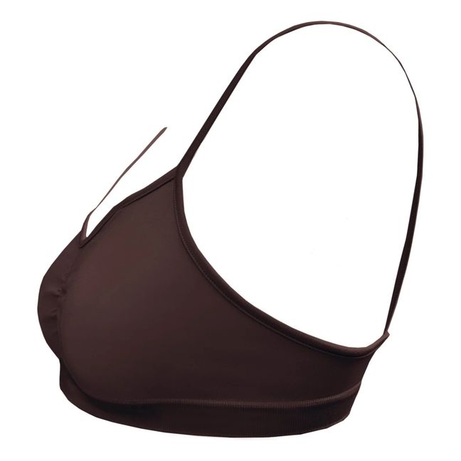 Poise Multifunctional Crop Top | Chocolate