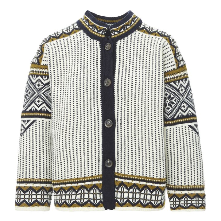 Soeur - Santiago Jacquard Wool Jacket - Ecru | Smallable