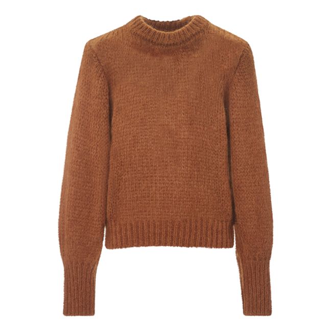 Mairena Alapaga and Mohair Jumper | Rosso mattone