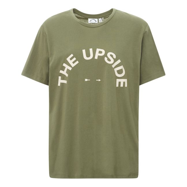 T-shirt The Upside | Verde oliva