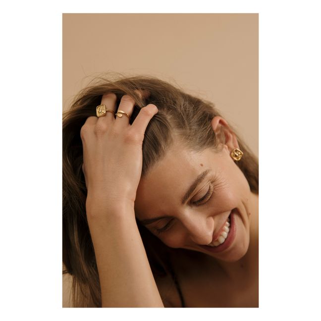 Bague Poire Georgia | Doré