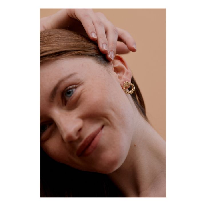 Gyptis Small Earrings | Gold- Product image n°3