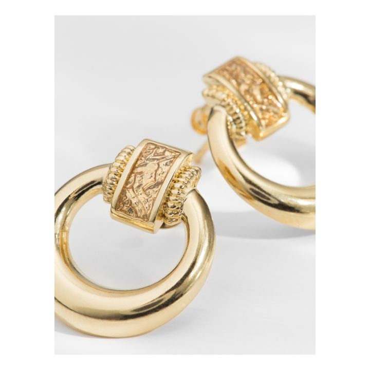 Gyptis Small Earrings | Gold- Product image n°4