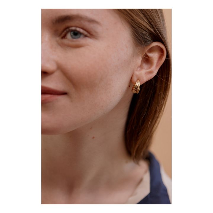 Piccoli orecchini "Créoles", modello: Gyptis | Dorato- Immagine del prodotto n°0