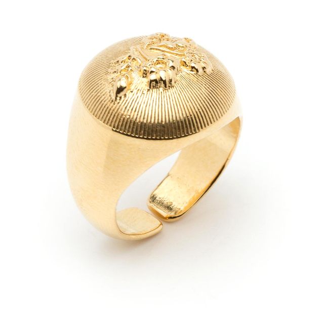Denise Signet Ring | Gold