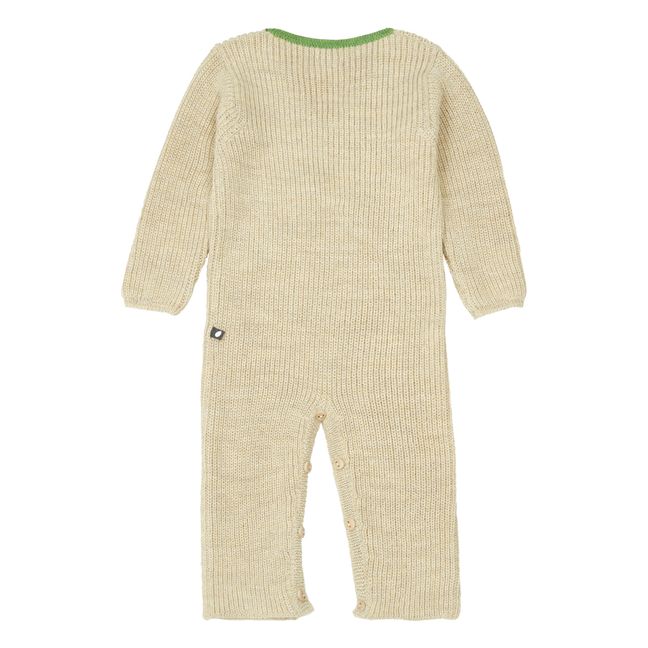 Baby Alpaca Wool Jumpsuit | Beige