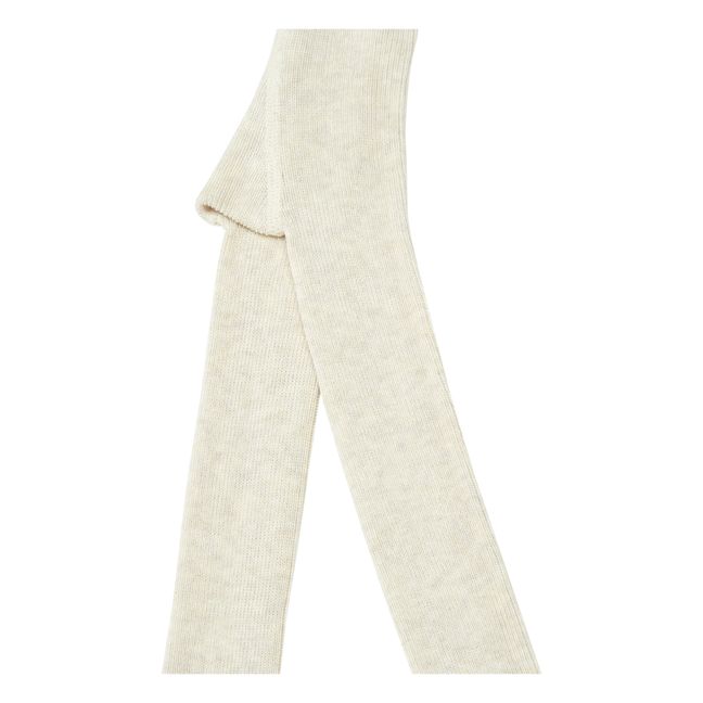 Collant con bretelle, in cotone bio | Ecru
