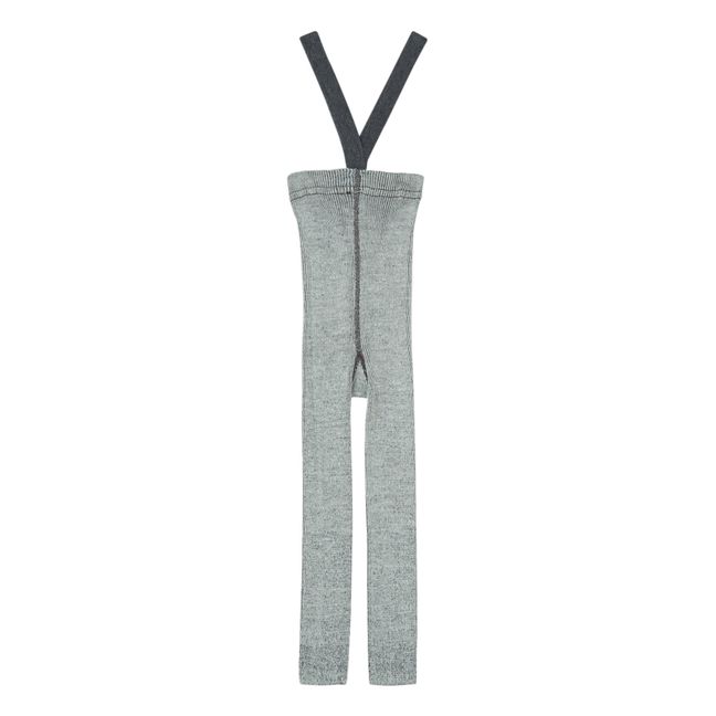 Collants à Bretelles Laine | Gris
