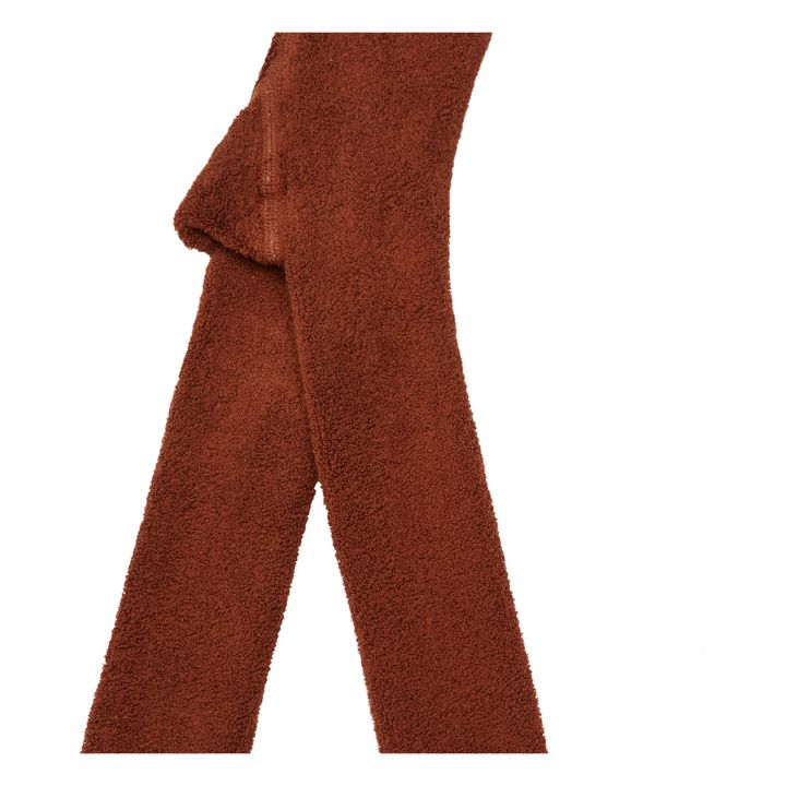 Collants à Bretelles Coton Bio Warmy | Rouille- Image produit n°4