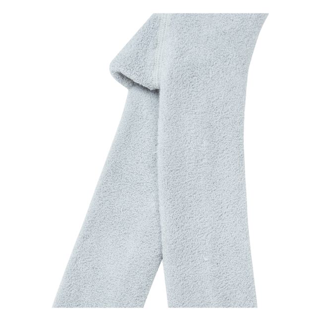 Warmy Organic Cotton Suspender Tights | Grey blue