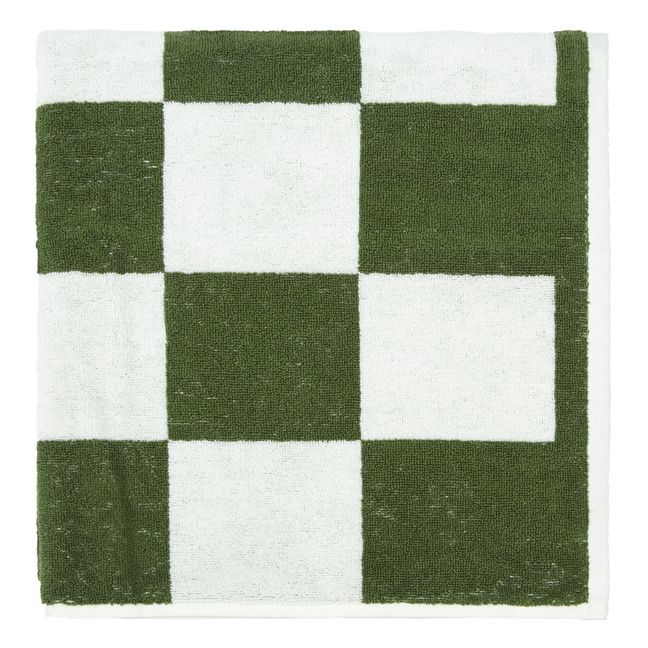 Asciugamano Check | Verde prato