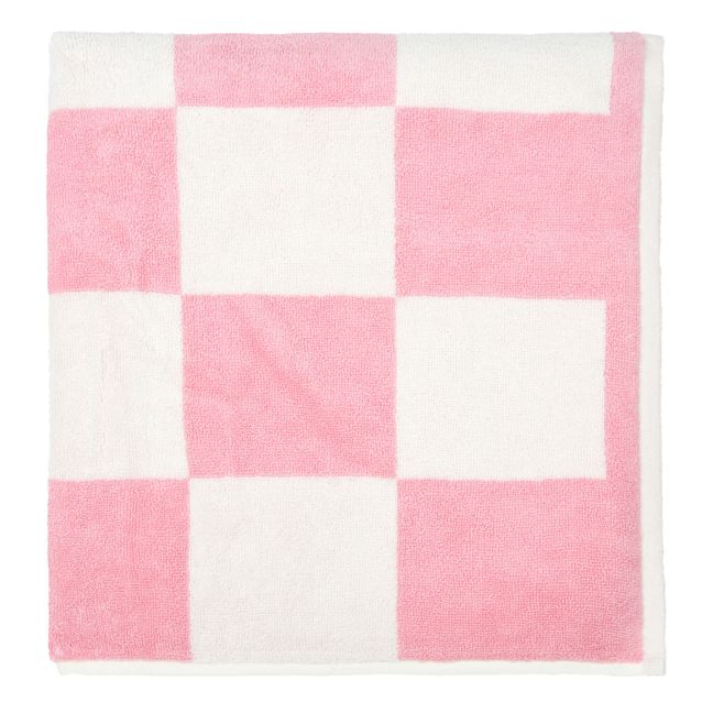 Asciugamano Check | Rosa