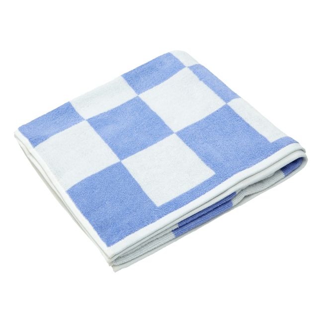 Check Bath Towel | Azul Cielo