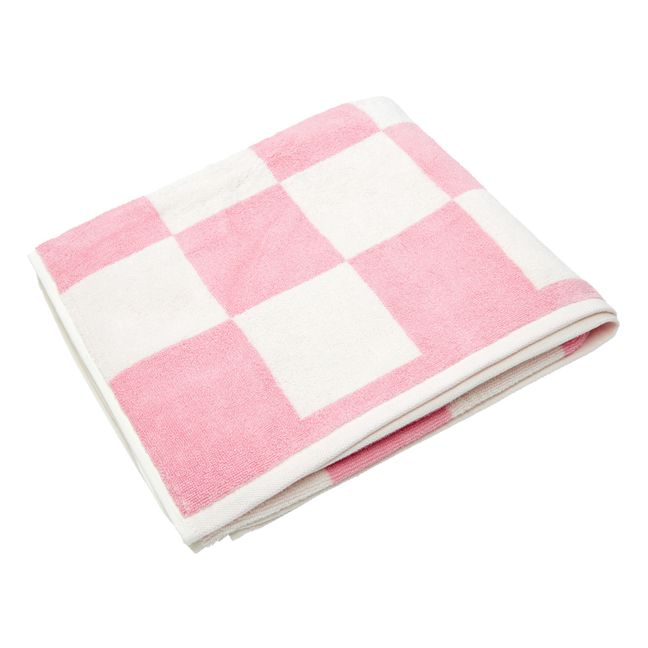 Check Bath Towel | Pink