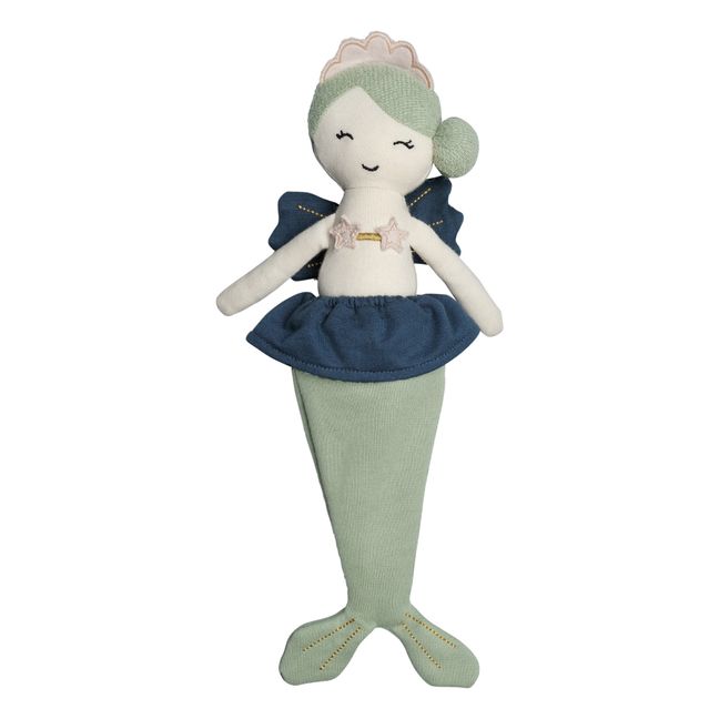 Puppe aus Bio-Baumwolle Meerjungfrau